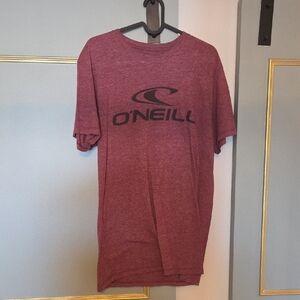 O'Neill Red Short Sleeve Tee Casual Comfort